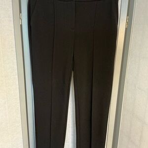 WHBM Black Split-Hem Cropped Pants